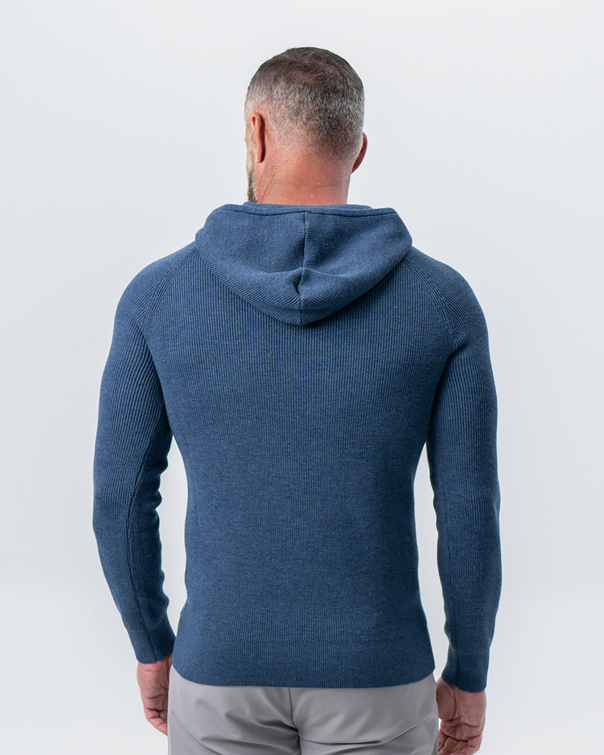 State & Liberty Heavy Knit Hoodie - Navy