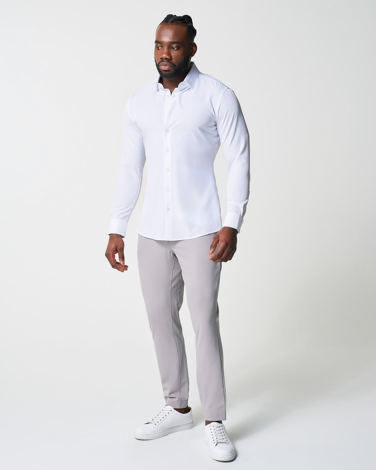 State & Liberty "The Everest" Winter-Weight Solid White